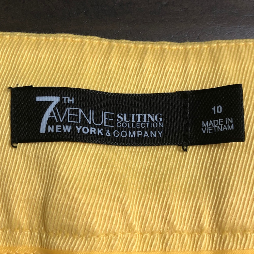 7th avenue women yellow pants - Picture 16 of 16